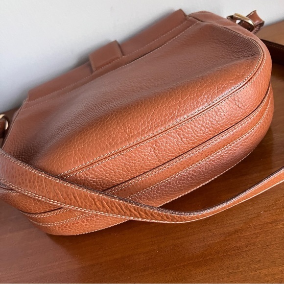 Burberry Vintage Leather Flap Crossbody Bag - Picture 10 of 13